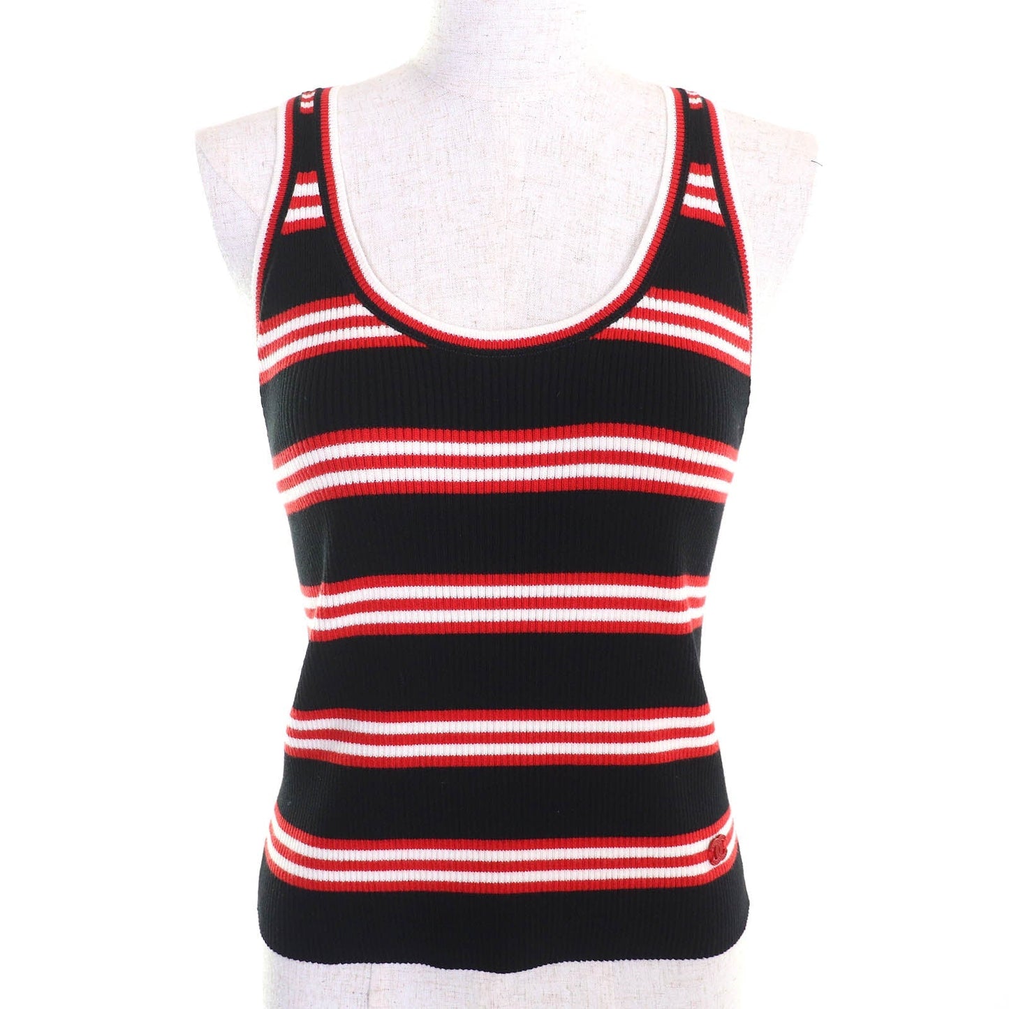 Chanel Tank top Ribbed Sleeveless Top