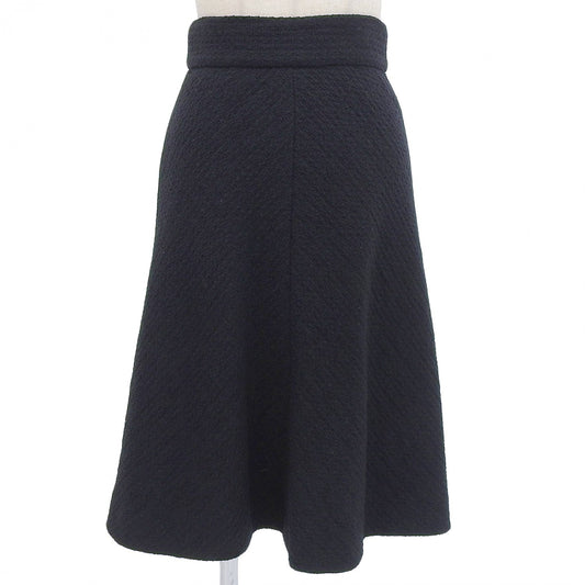 CHANEL skirt P36027 wool black 36