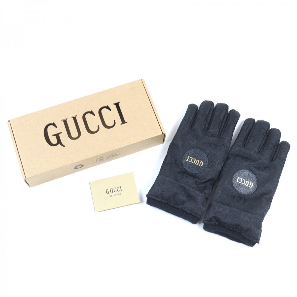 GUCCI gloves 652996 Nylon black GUCCI Off The Grid Gucci Off The Grid 8 S