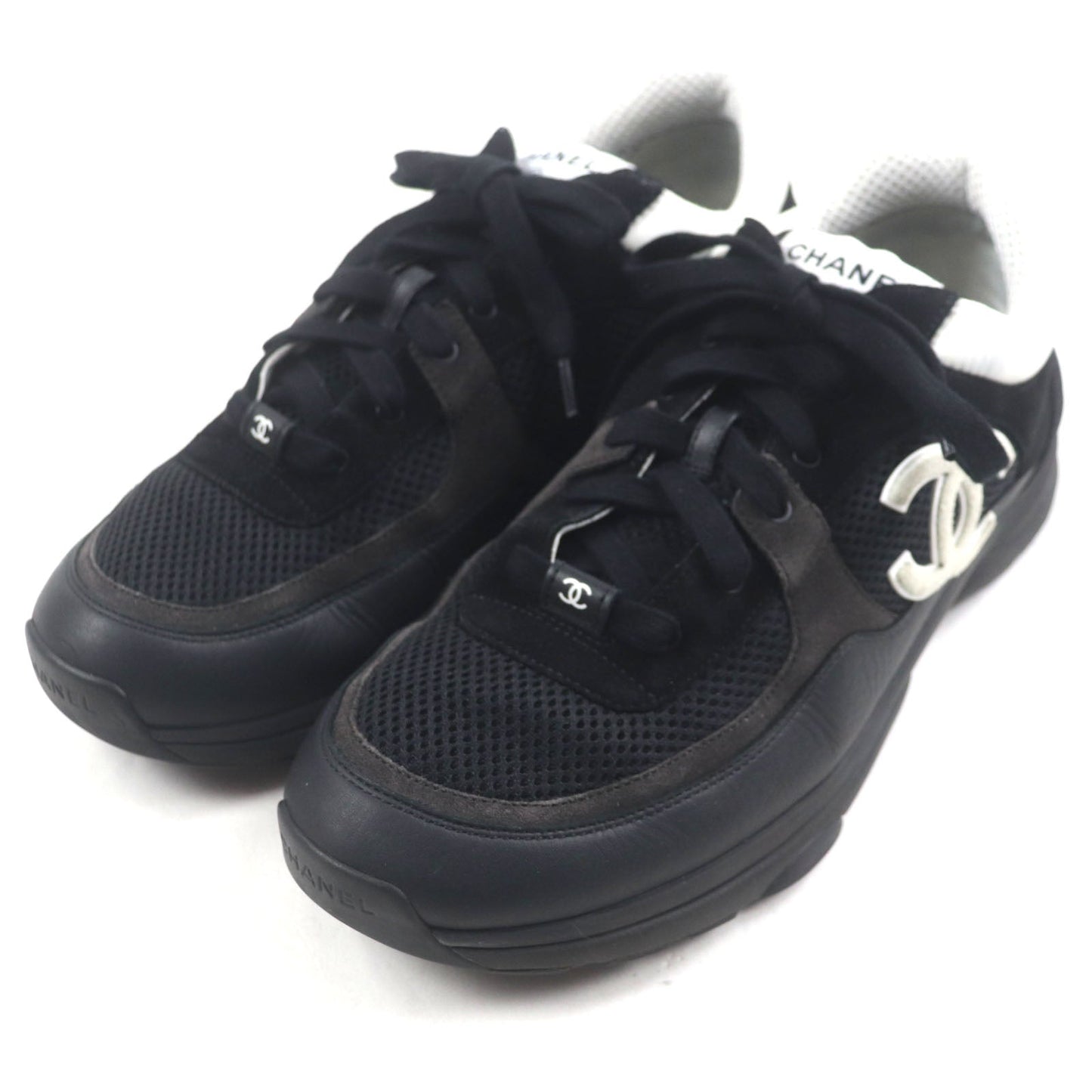Chanel Low cut sneakers mesh sneakers