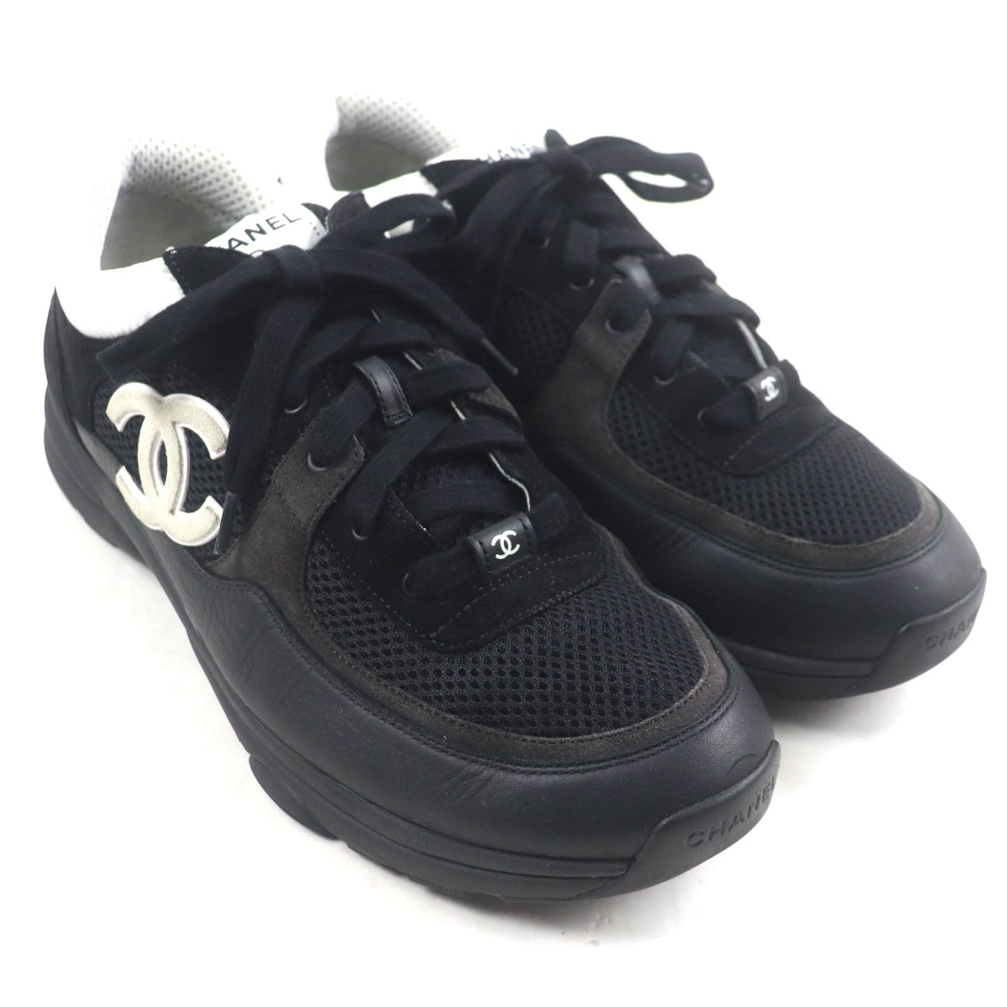 Chanel Low cut sneakers mesh sneakers