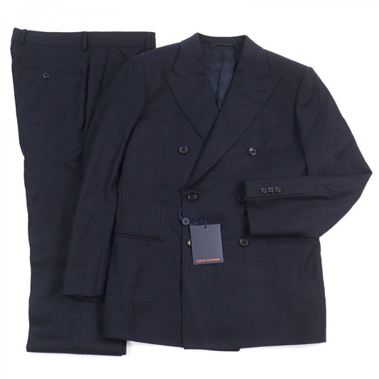LOUIS VUITTON suit wool Navy 48