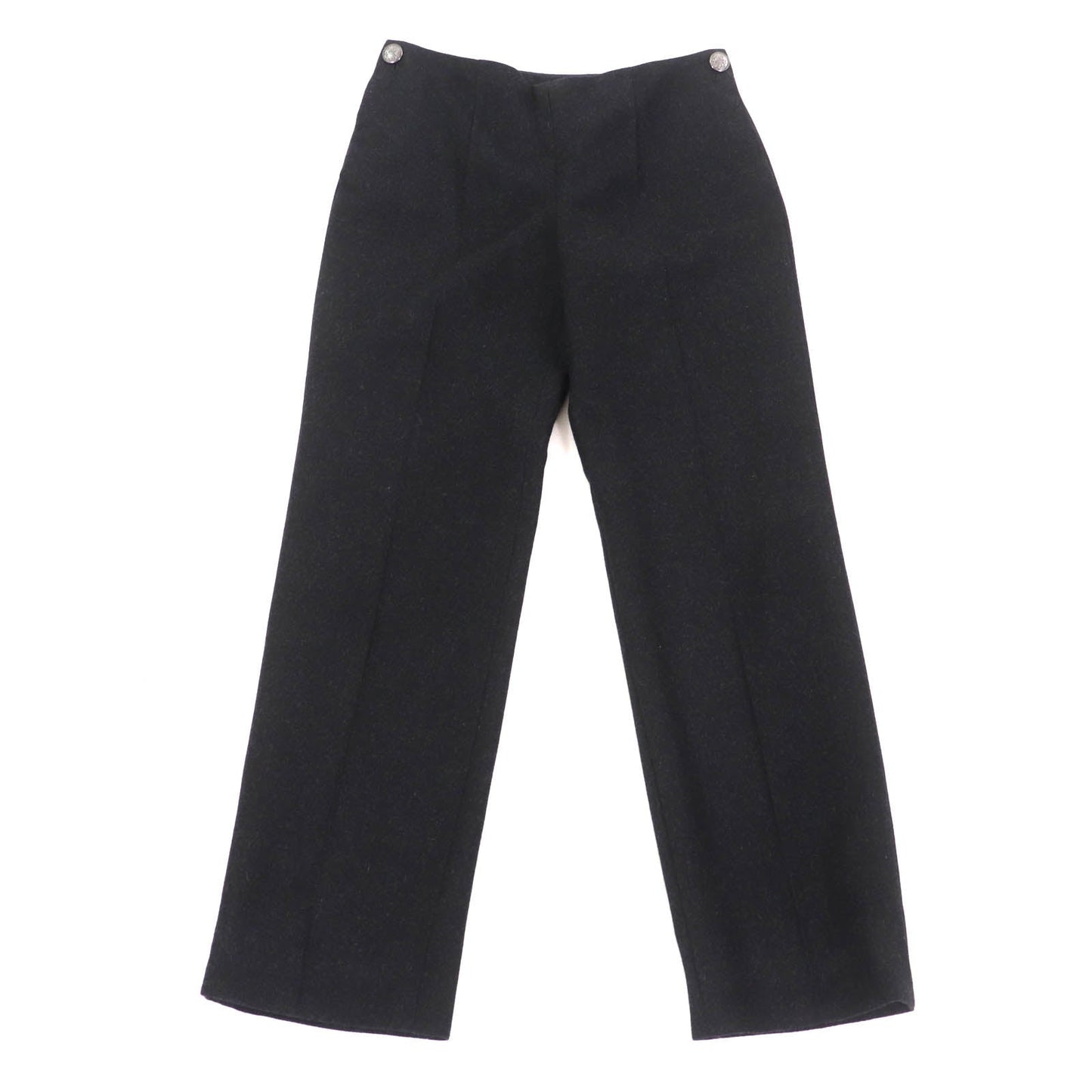 Chanel Logo button Wool Pants