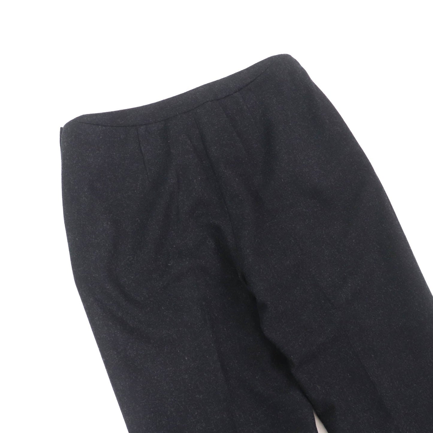 Chanel Logo button Wool Pants