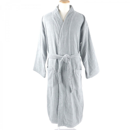 BALENCIAGA Bathrobe cotton gray ONE SIZE