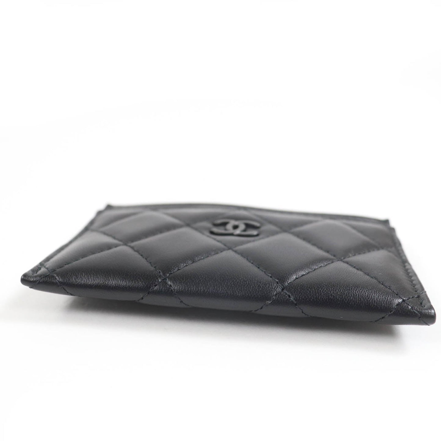 Chanel Card Case Matrasse COCO Mark Lambskin Card Case
