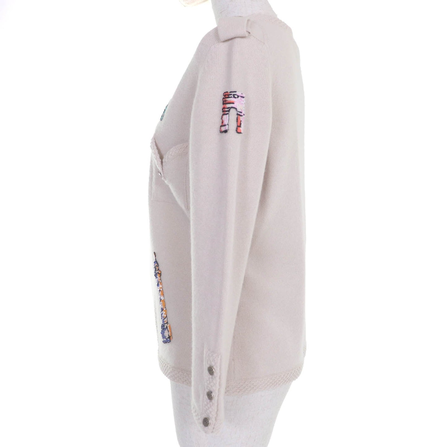 Chanel Sequin embroidered knit Cashmere Cardigan