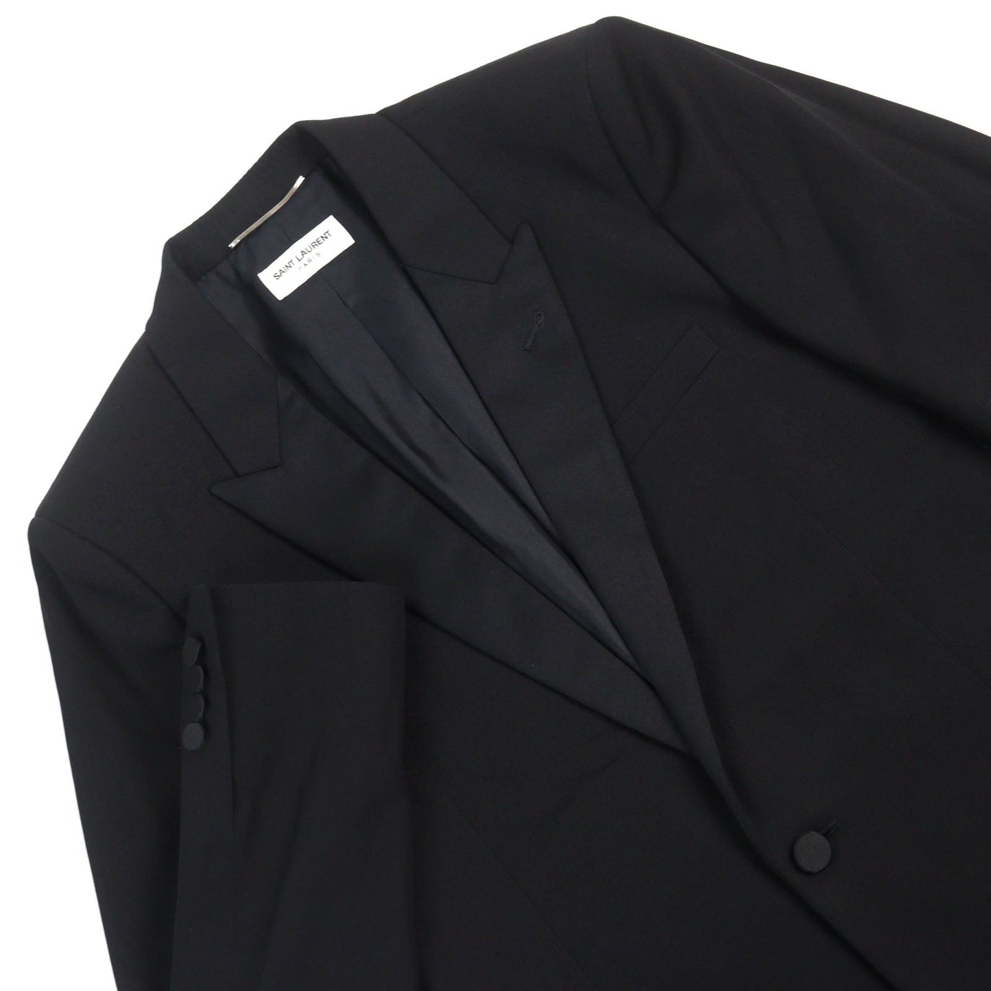 Saint Laurent Paris Smoking Jacket Wool Jacket