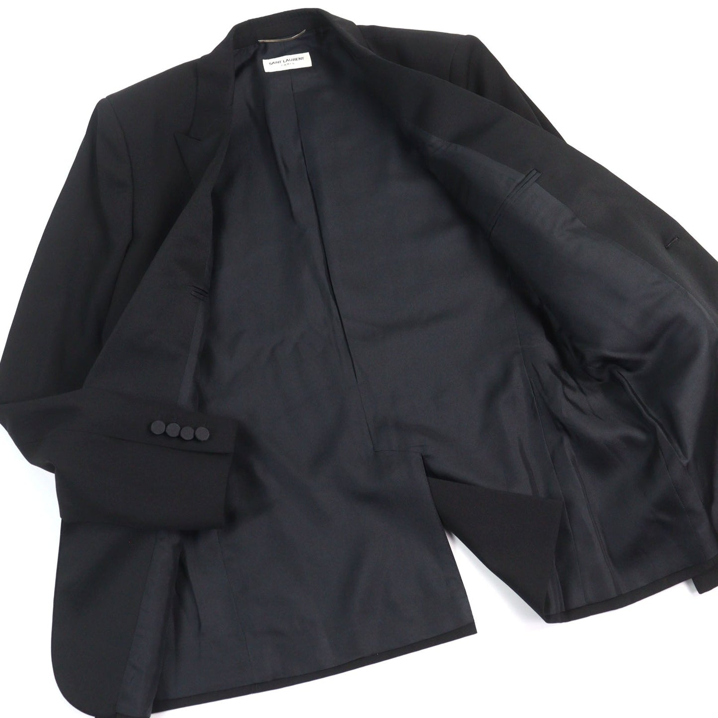 Saint Laurent Paris Smoking Jacket Wool Jacket