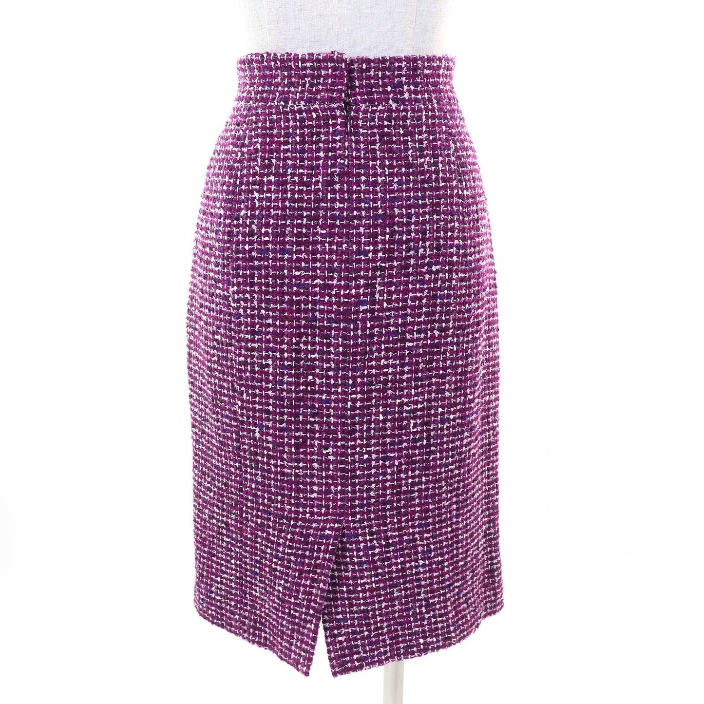 Chanel COCO Mark Plate Cotton Tweed Skirt