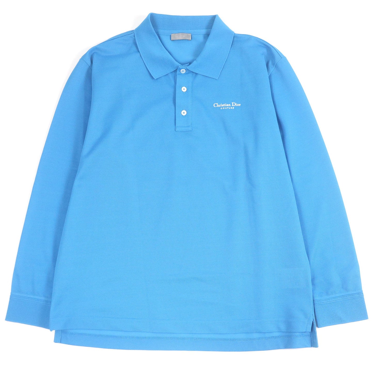 Dior Long Sleeve Polo Shirt Embroidery Cotton Shirt