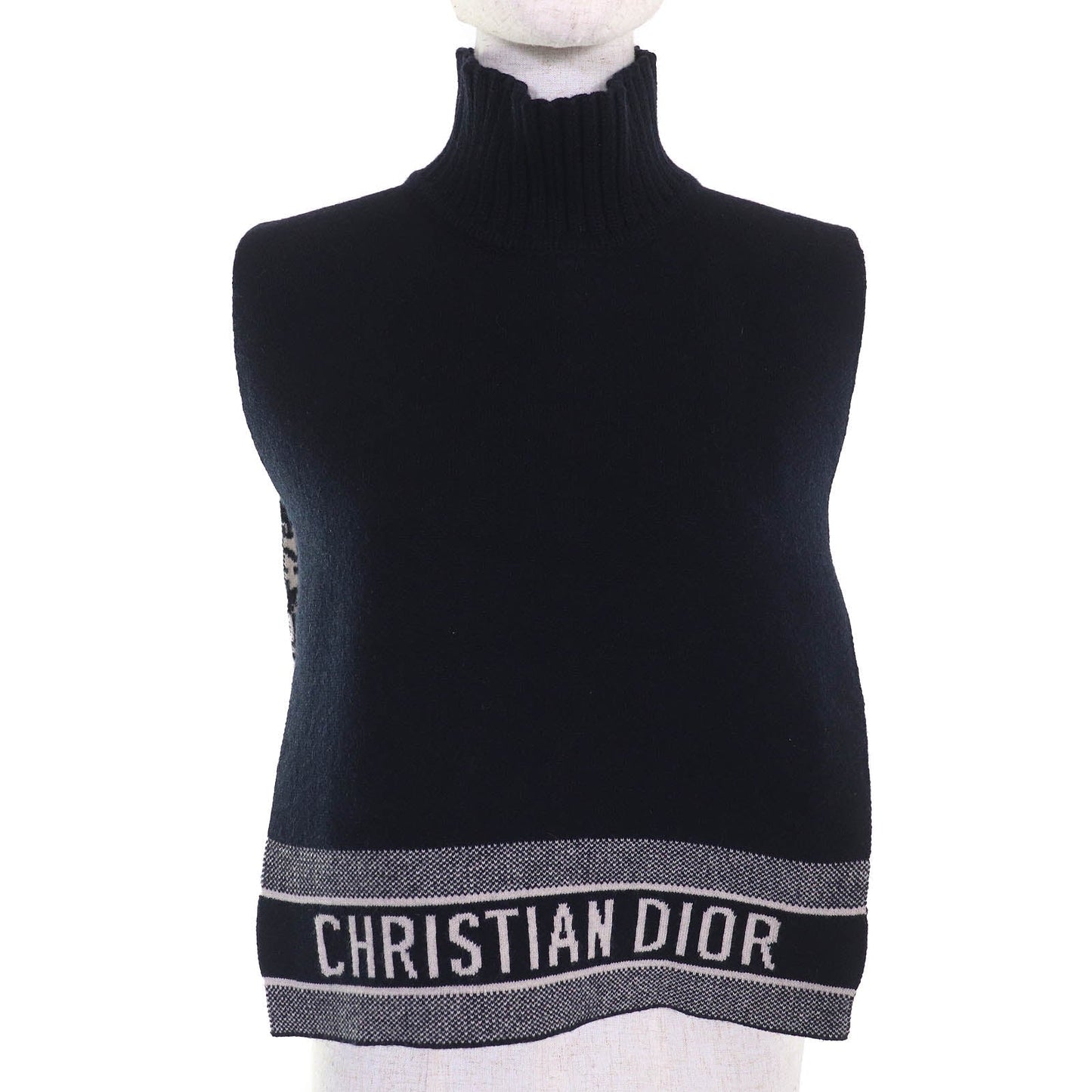Christian Dior Best Oblique logo Reversible Cashmere Knit