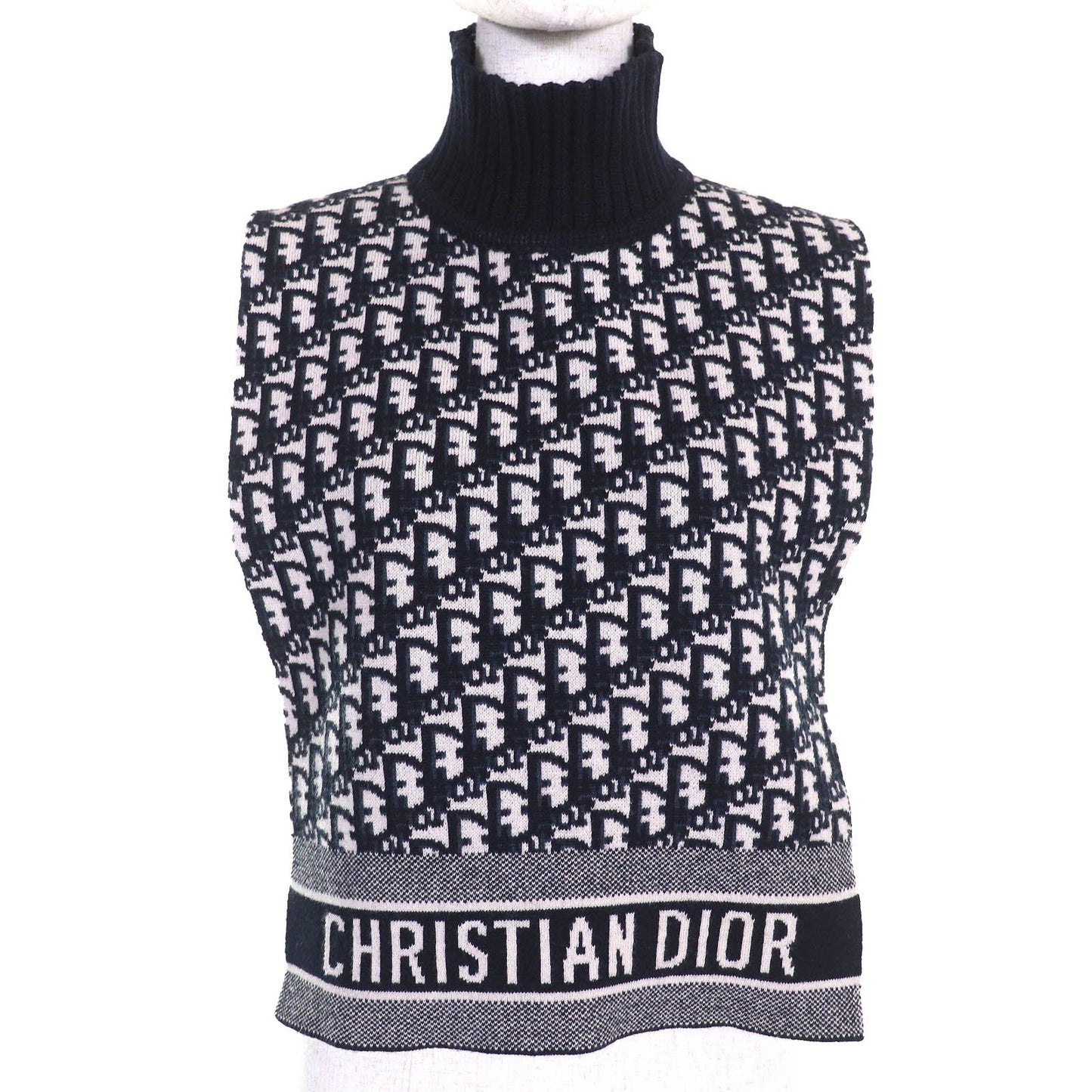 Christian Dior Best Oblique logo Reversible Cashmere Knit