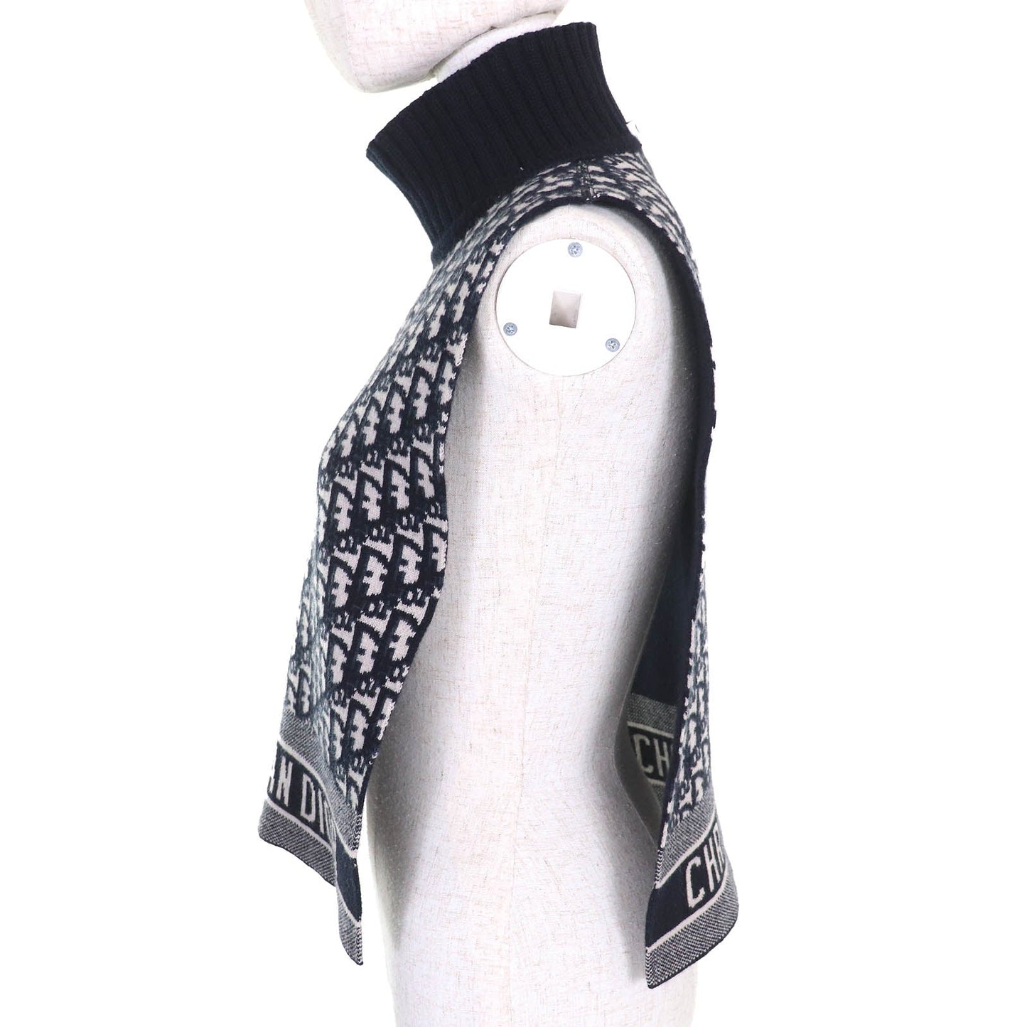 Christian Dior Best Oblique logo Reversible Cashmere Knit