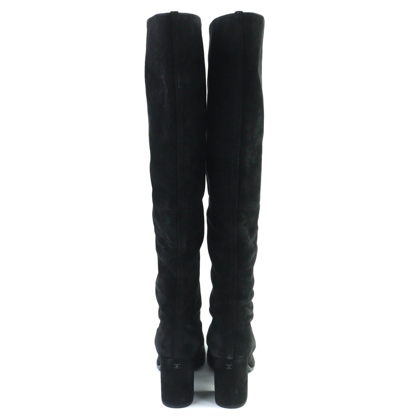Chanel COCO Mark Suede Long Boots
