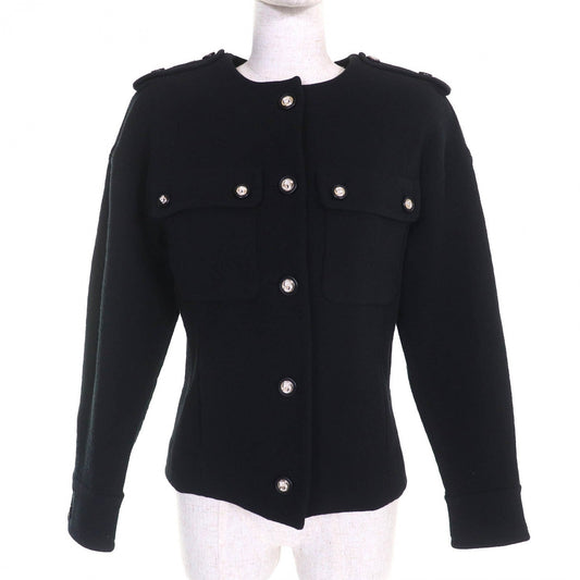 CHANEL No color jacket 21S P70545 cotton black 34