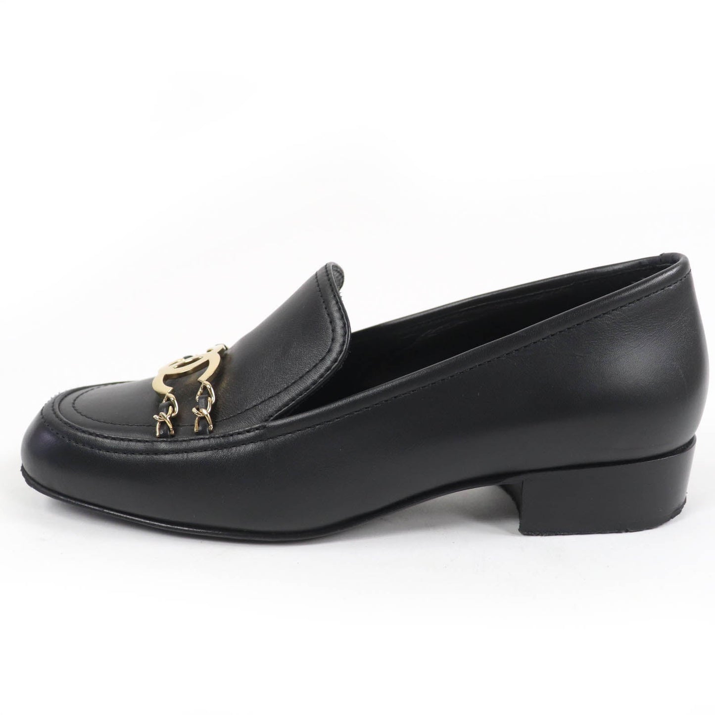 Chanel COCO Mark Leather Loafers