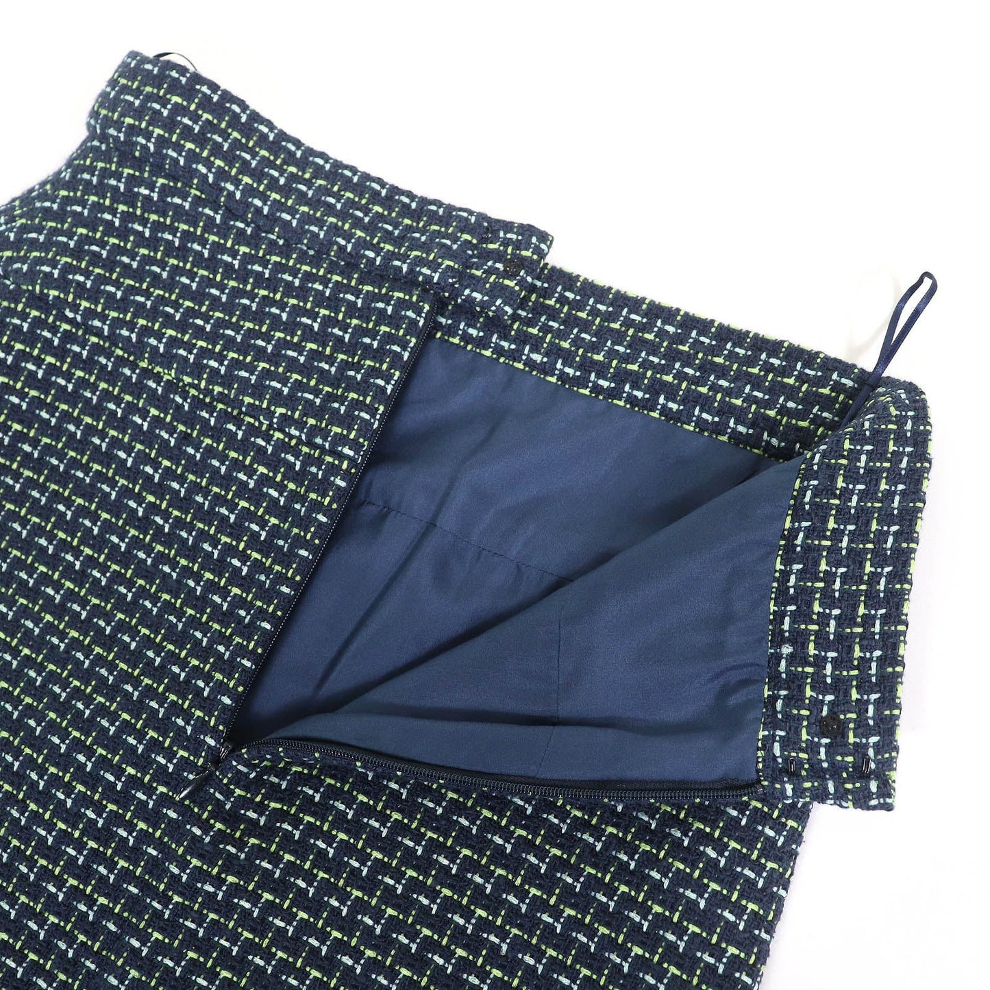 Chanel Lion COCO Button Cotton Tweed Skirt