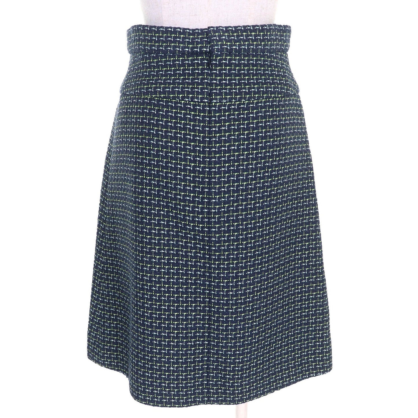 Chanel Lion COCO Button Cotton Tweed Skirt