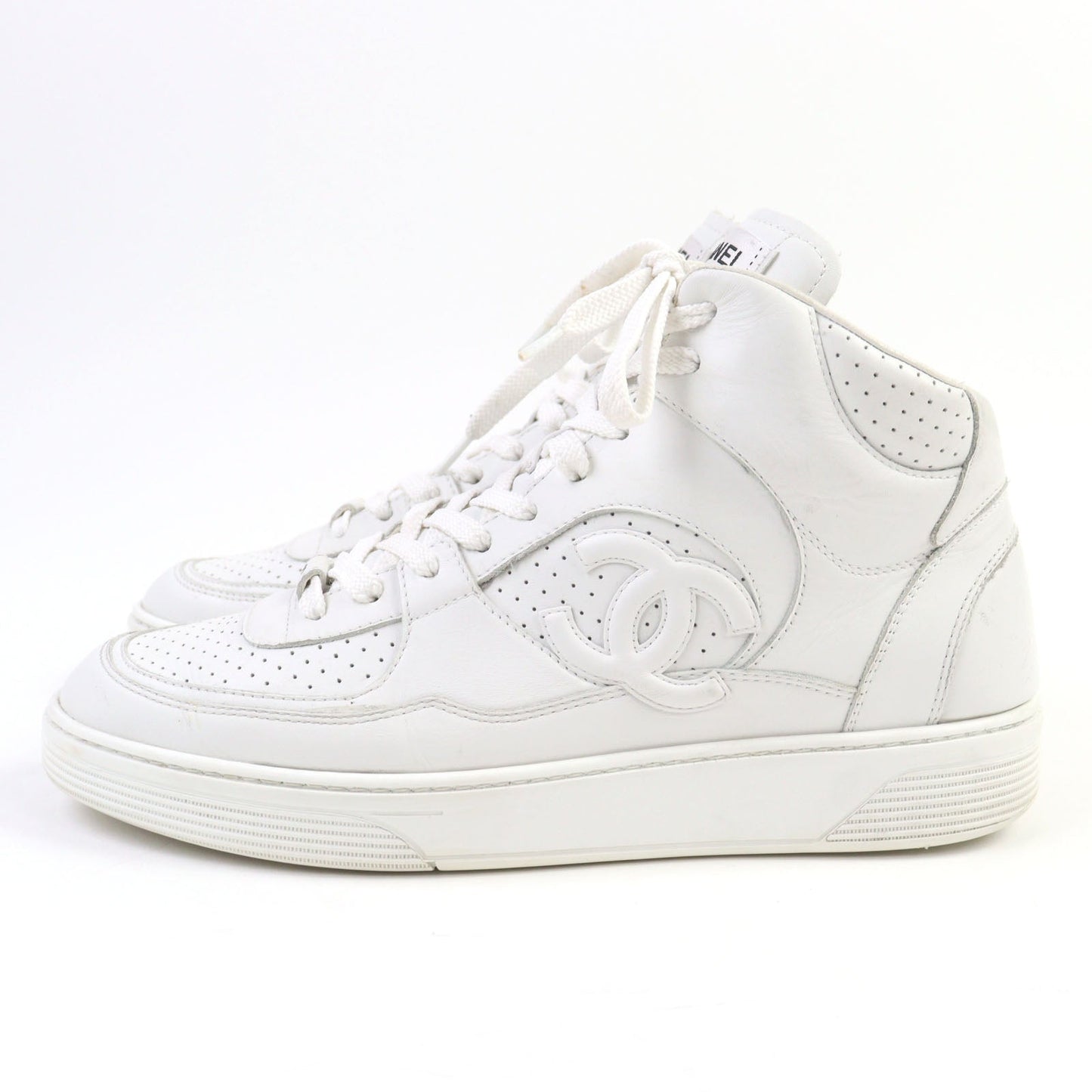 Chanel COCO Mark Leather Sneakers