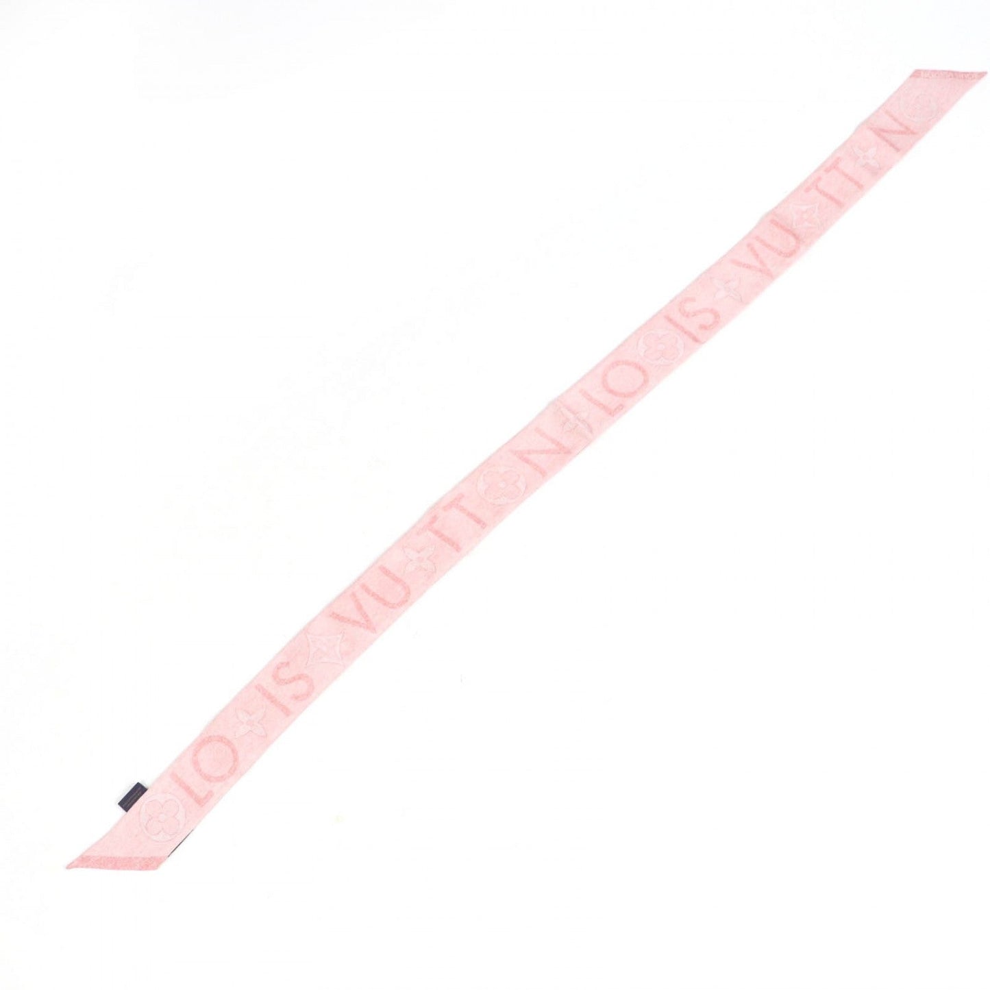 LOUIS VUITTON scarf M96268 silk Rose claire Bandeau BB Monogram Infinity 120cm×5cm