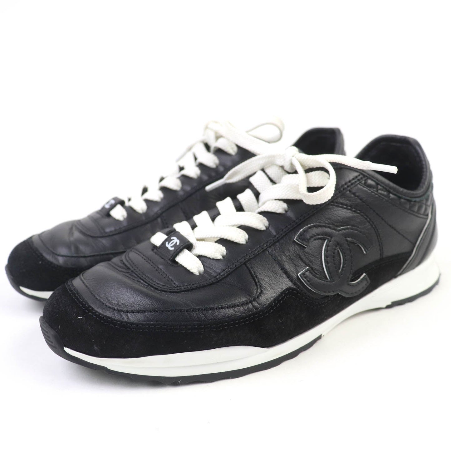 Chanel COCO Mark Leather Sneakers