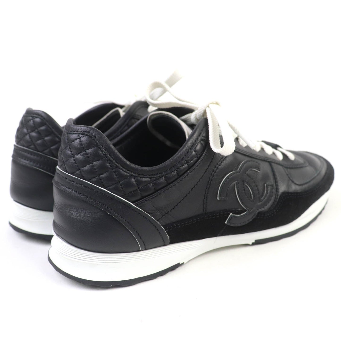 Chanel COCO Mark Leather Sneakers