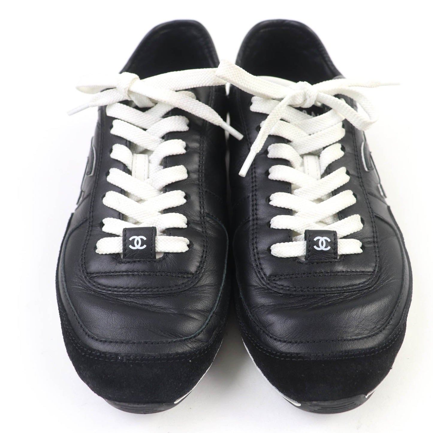 Chanel COCO Mark Leather Sneakers