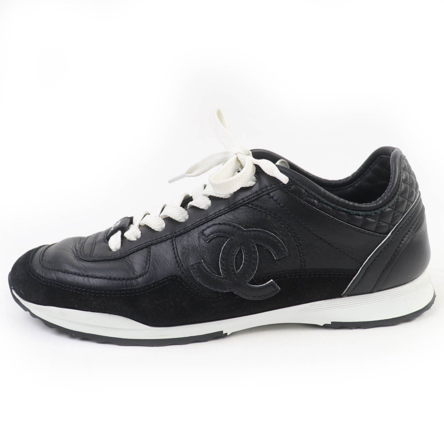 Chanel COCO Mark Leather Sneakers