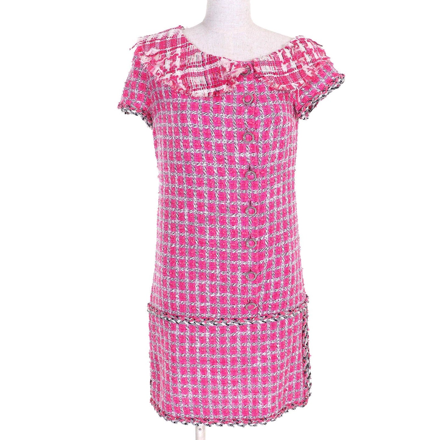 Chanel COCO Button Tweed Dress