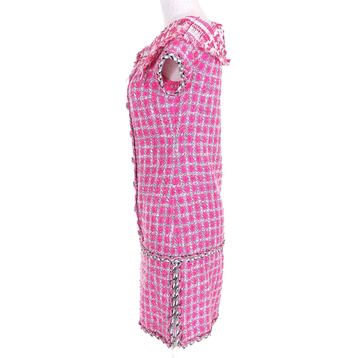 Chanel COCO Button Tweed Dress
