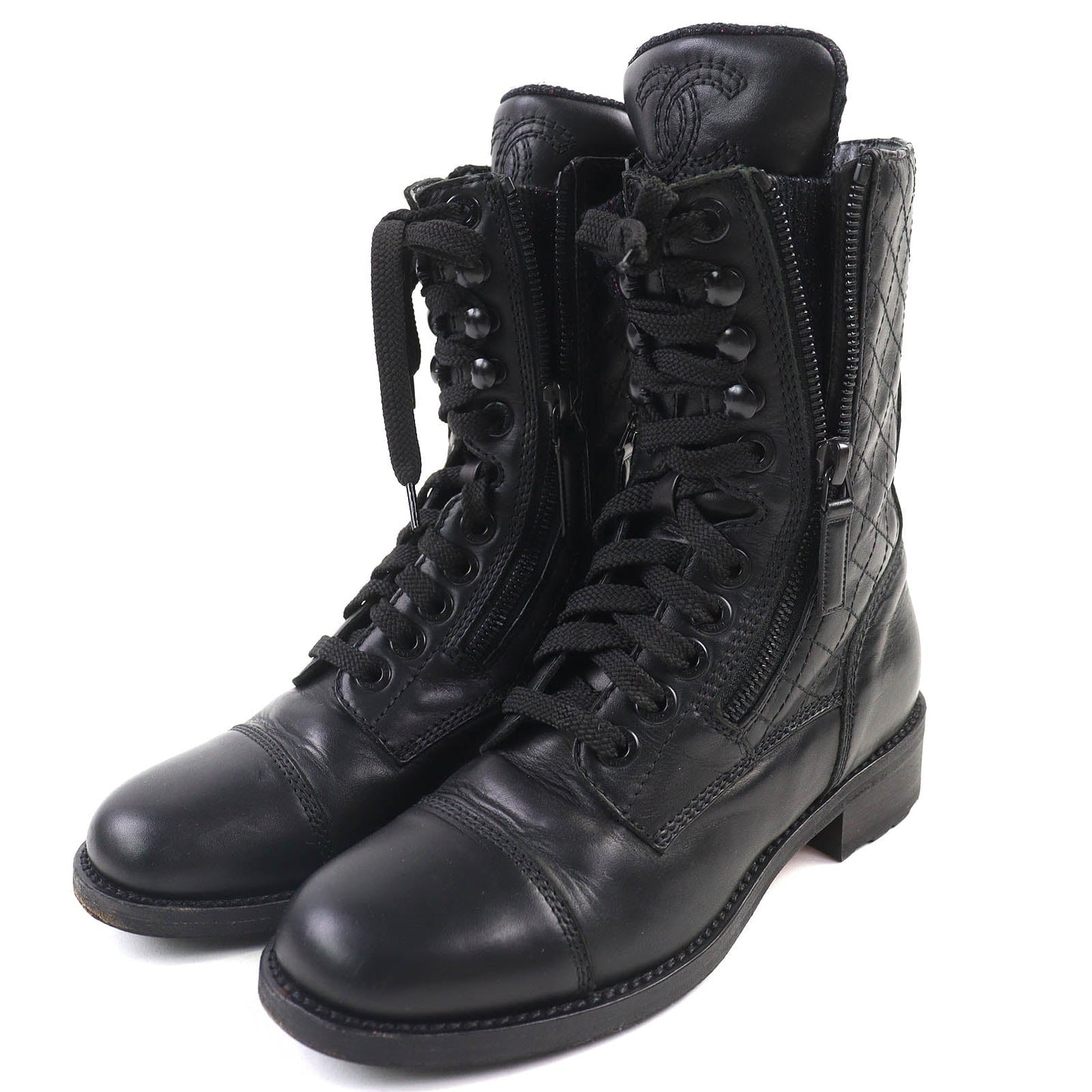 Chanel Matelasse Short Boots