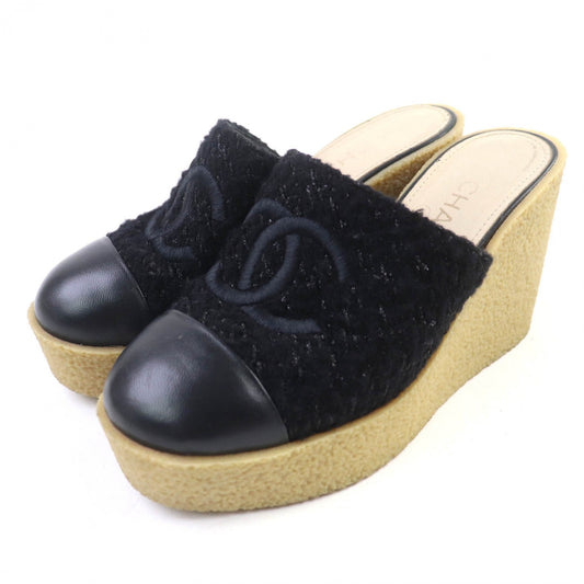 CHANEL Sandals G46057 ã¼ black 36