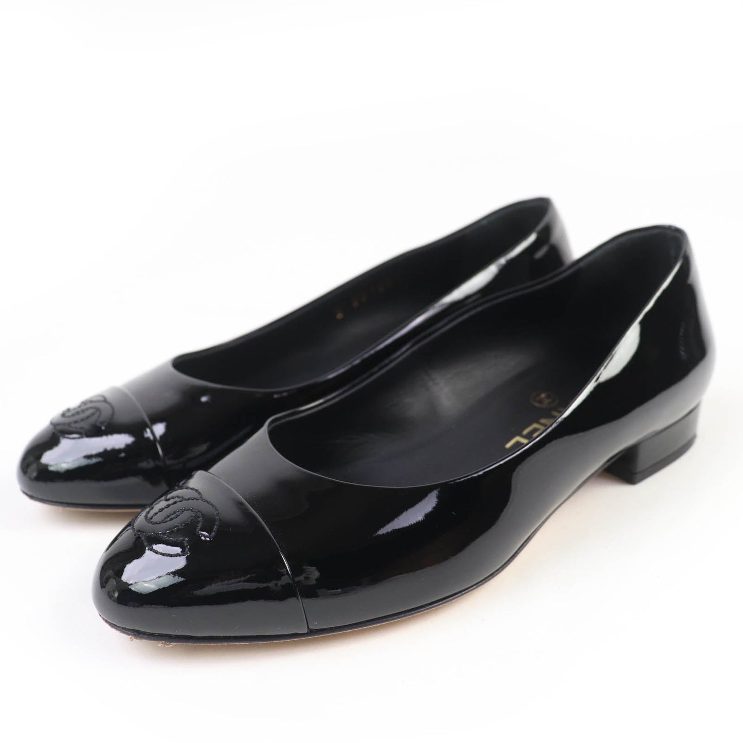 Chanel COCO Mark Patent Leather Pumps