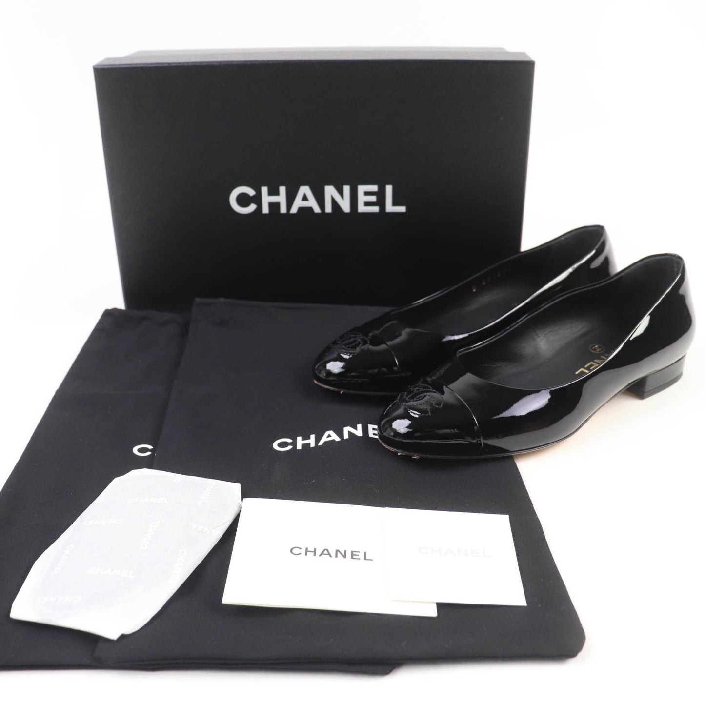 Chanel COCO Mark Patent Leather Pumps