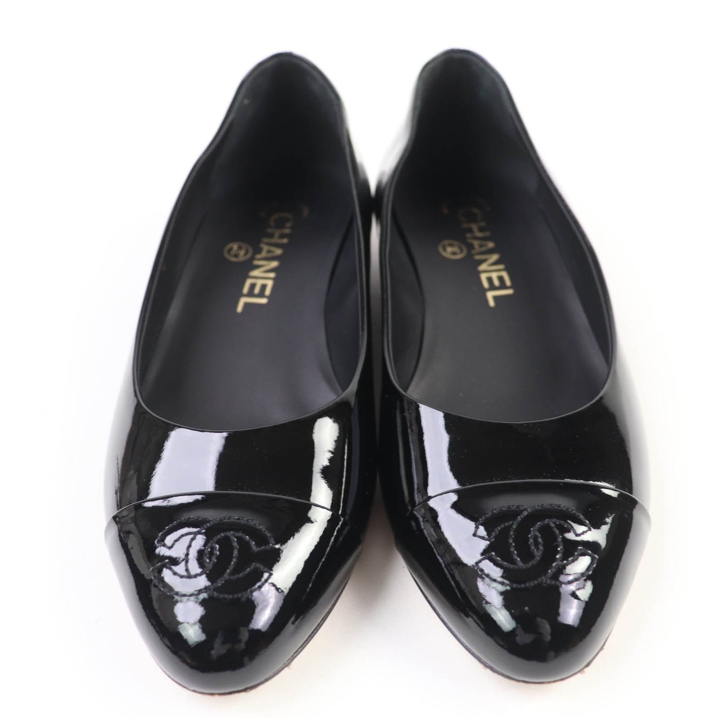 Chanel COCO Mark Patent Leather Pumps