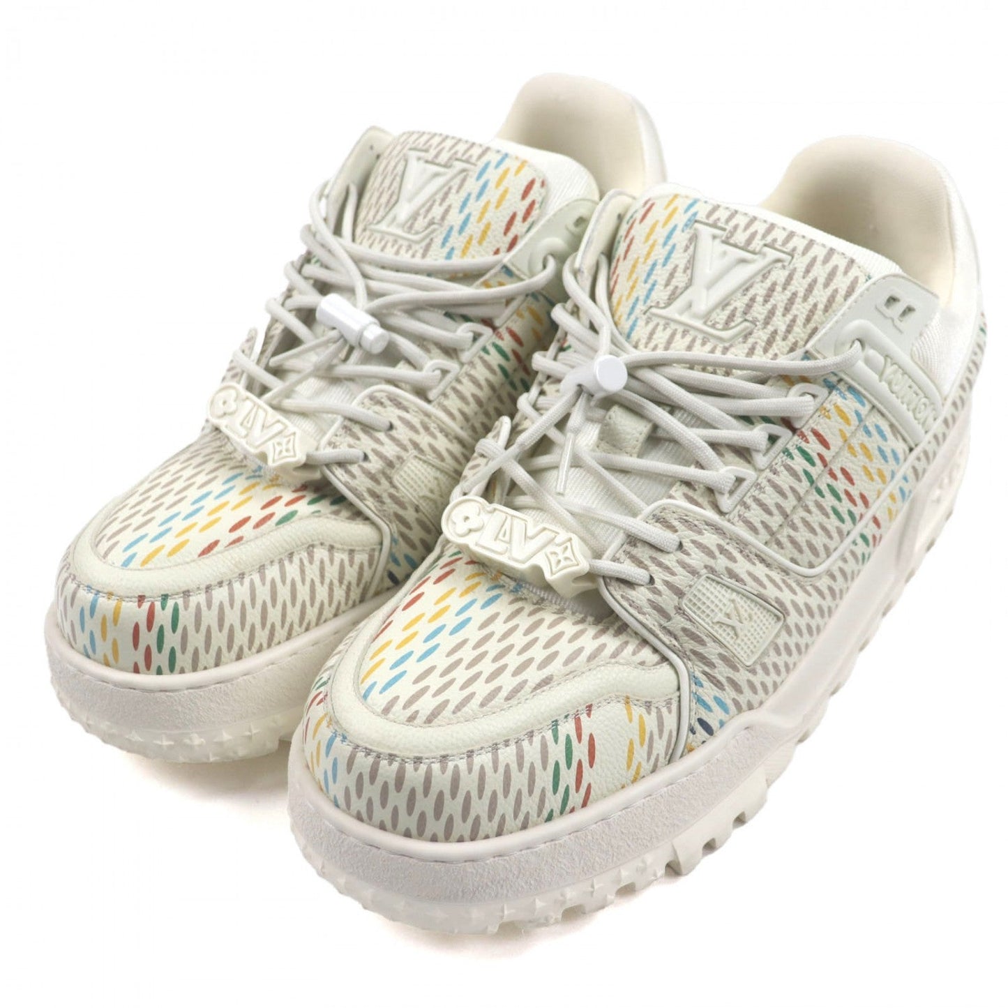 LOUIS VUITTON sneakers 1ACR19 ー Beige multi LV Trainer Maxi 9
