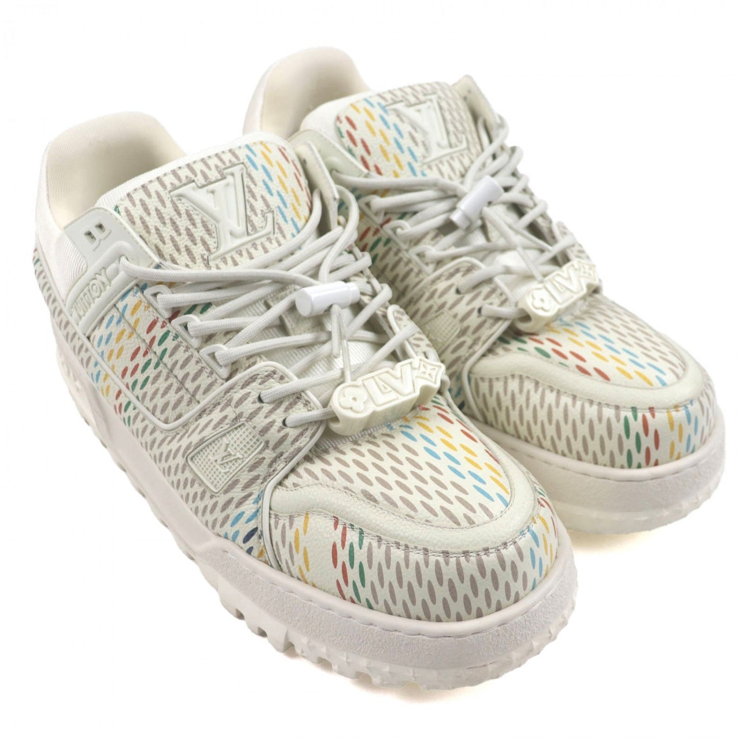 LOUIS VUITTON sneakers 1ACR19 ー Beige multi LV Trainer Maxi 9