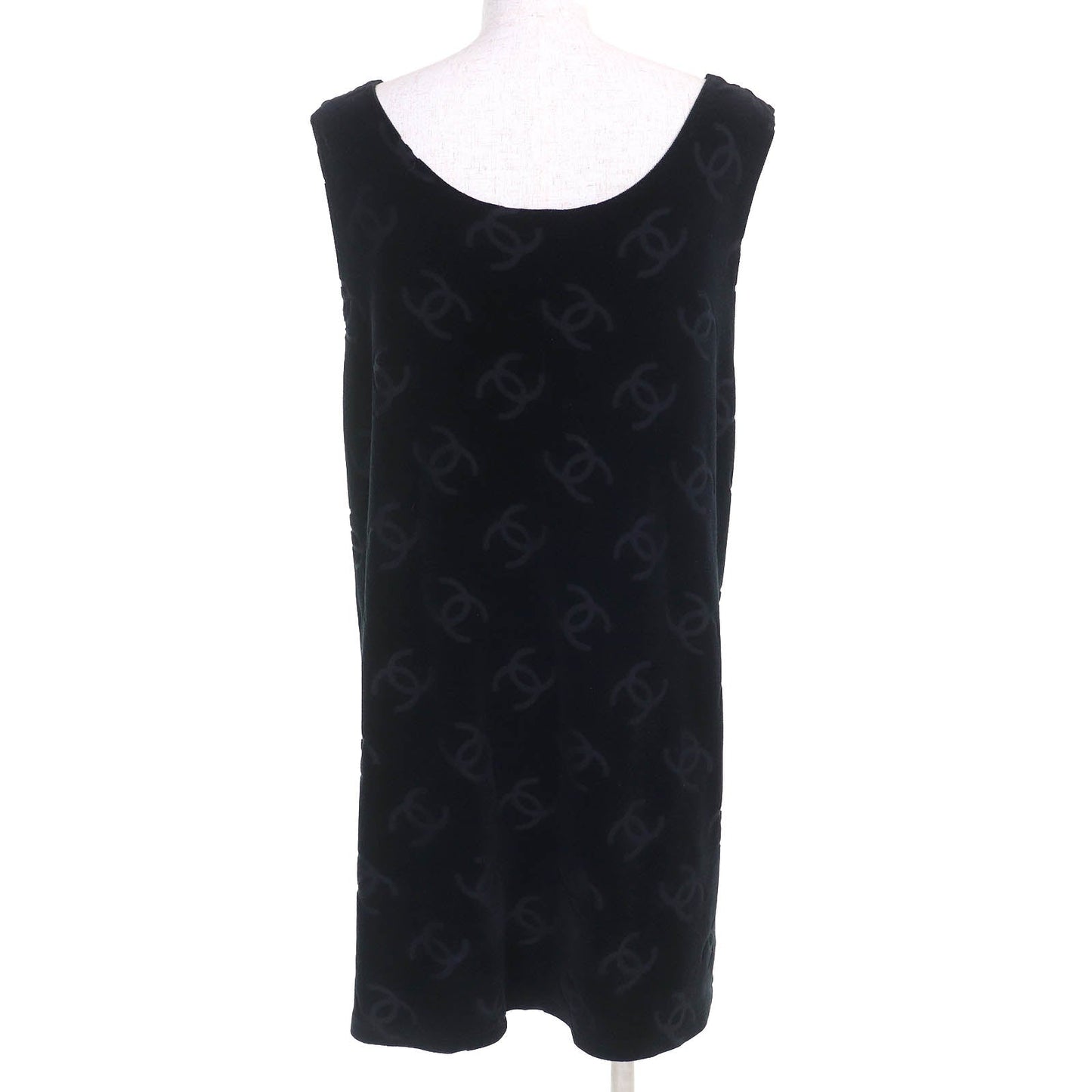 Chanel COCO Mark Velour Sleeveless Top