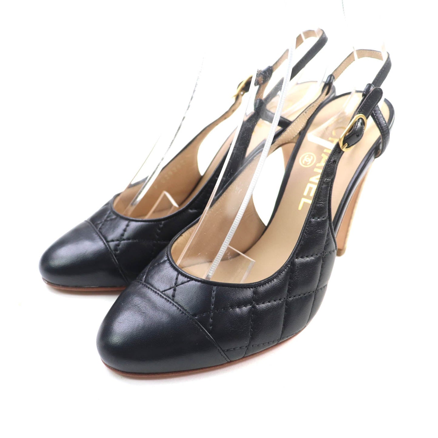 Chanel G29268 Leather Pumps