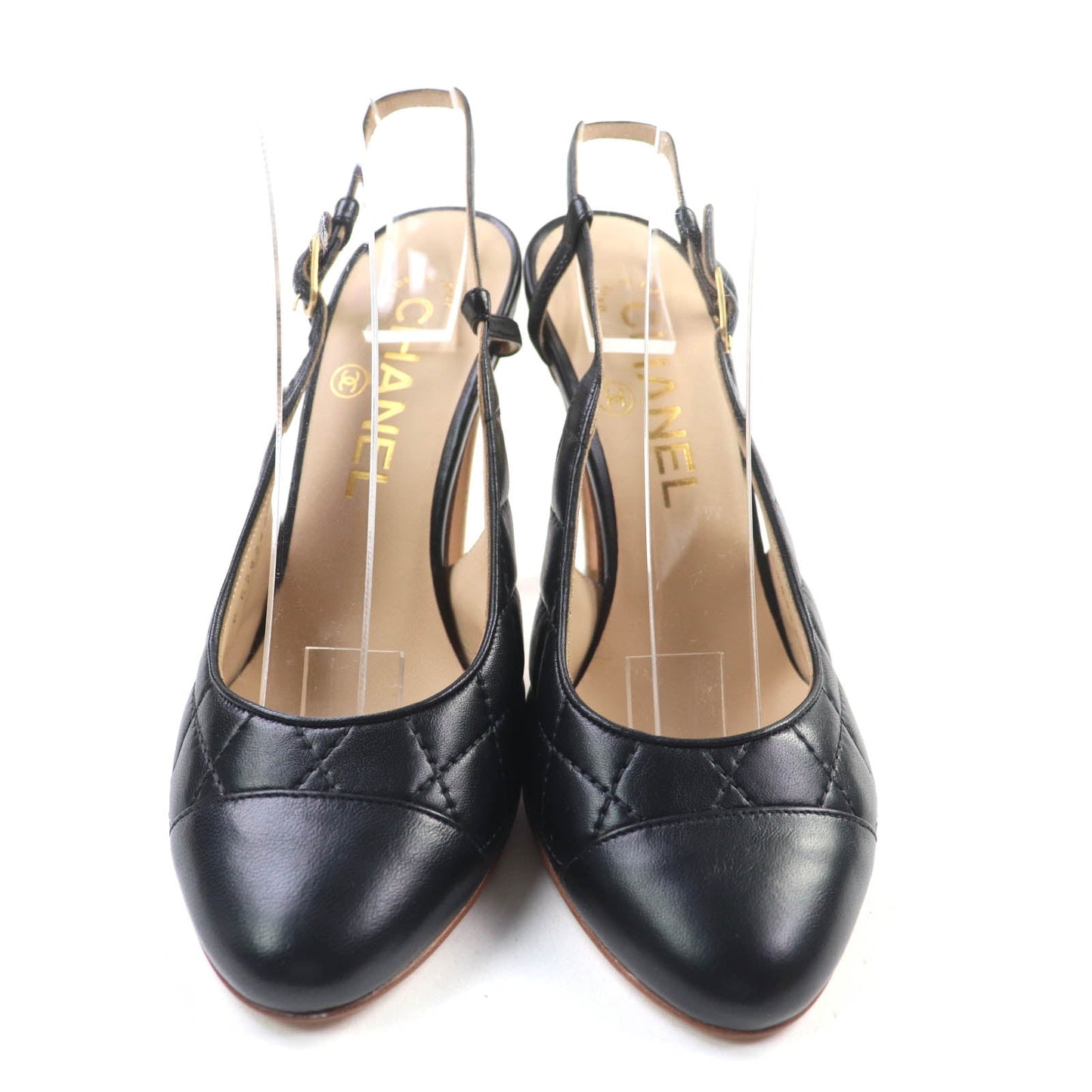 Chanel G29268 Leather Pumps