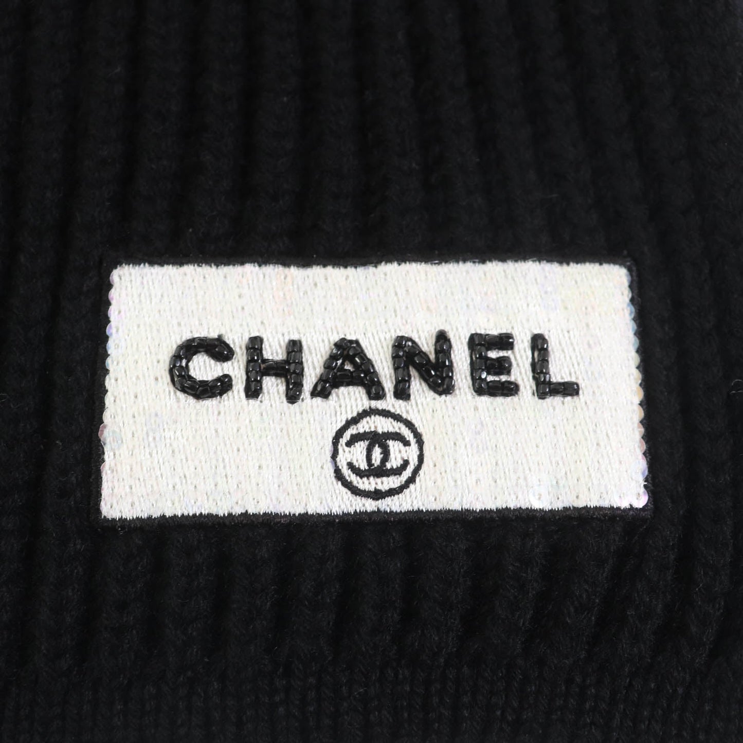 Chanel COCO Mark Cashmere Scarf
