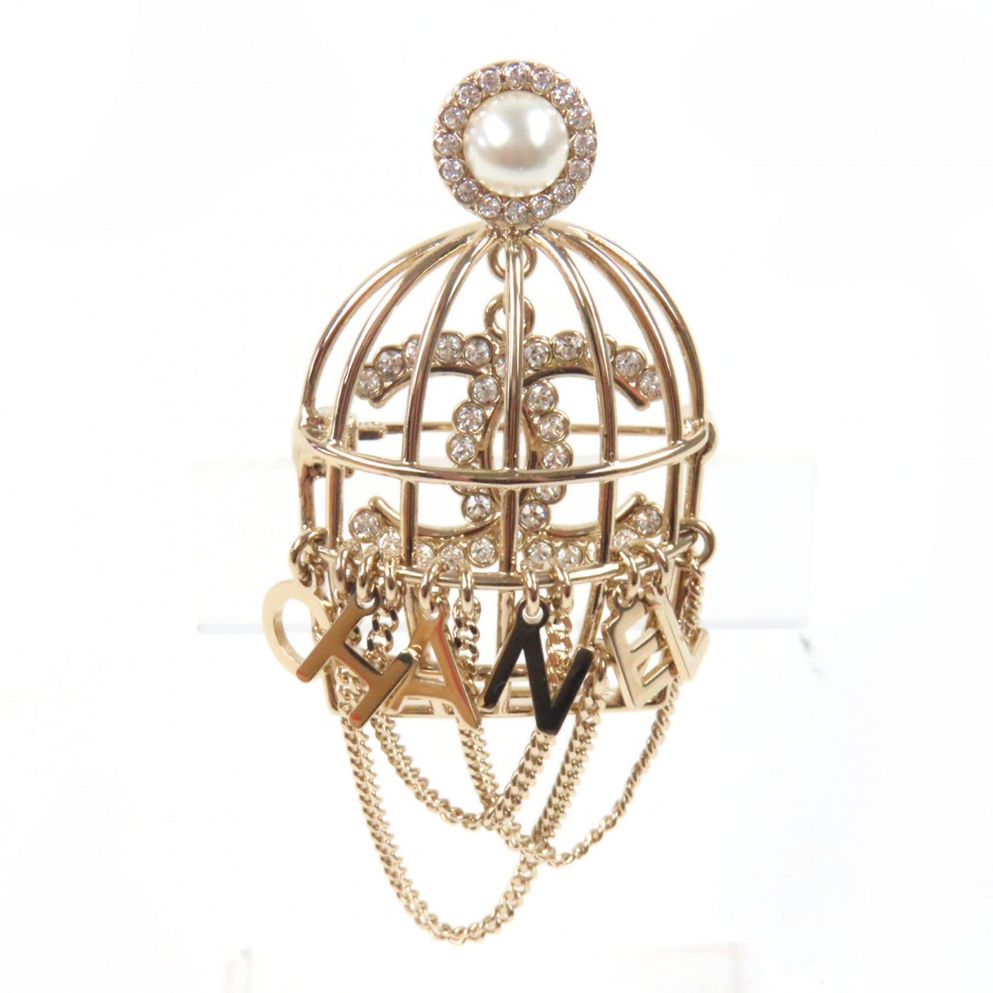 Chanel COCO Mark Birdcage Brooch