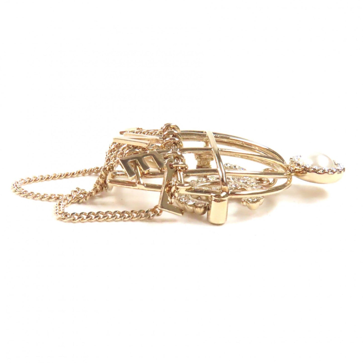 Chanel COCO Mark Birdcage Brooch