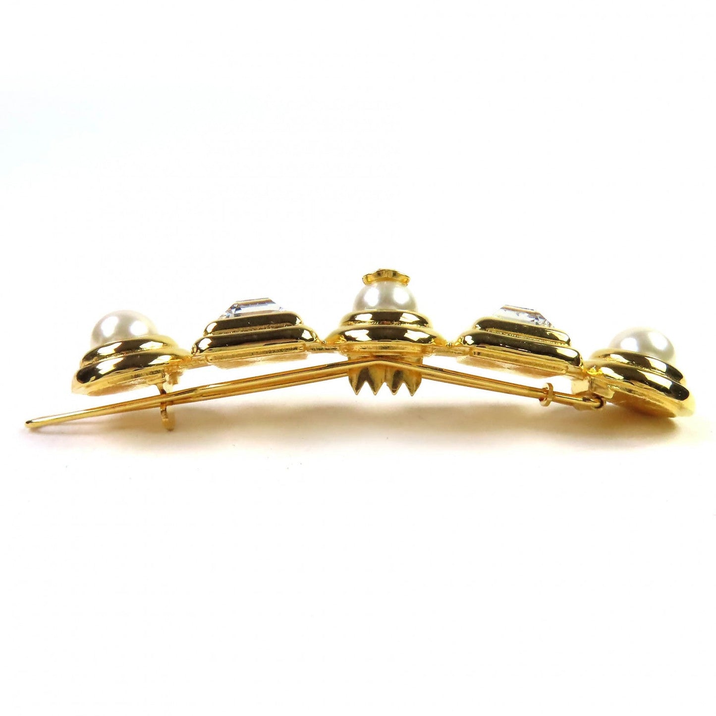 Chanel COCO Mark Pearl Barrette Hair Clip