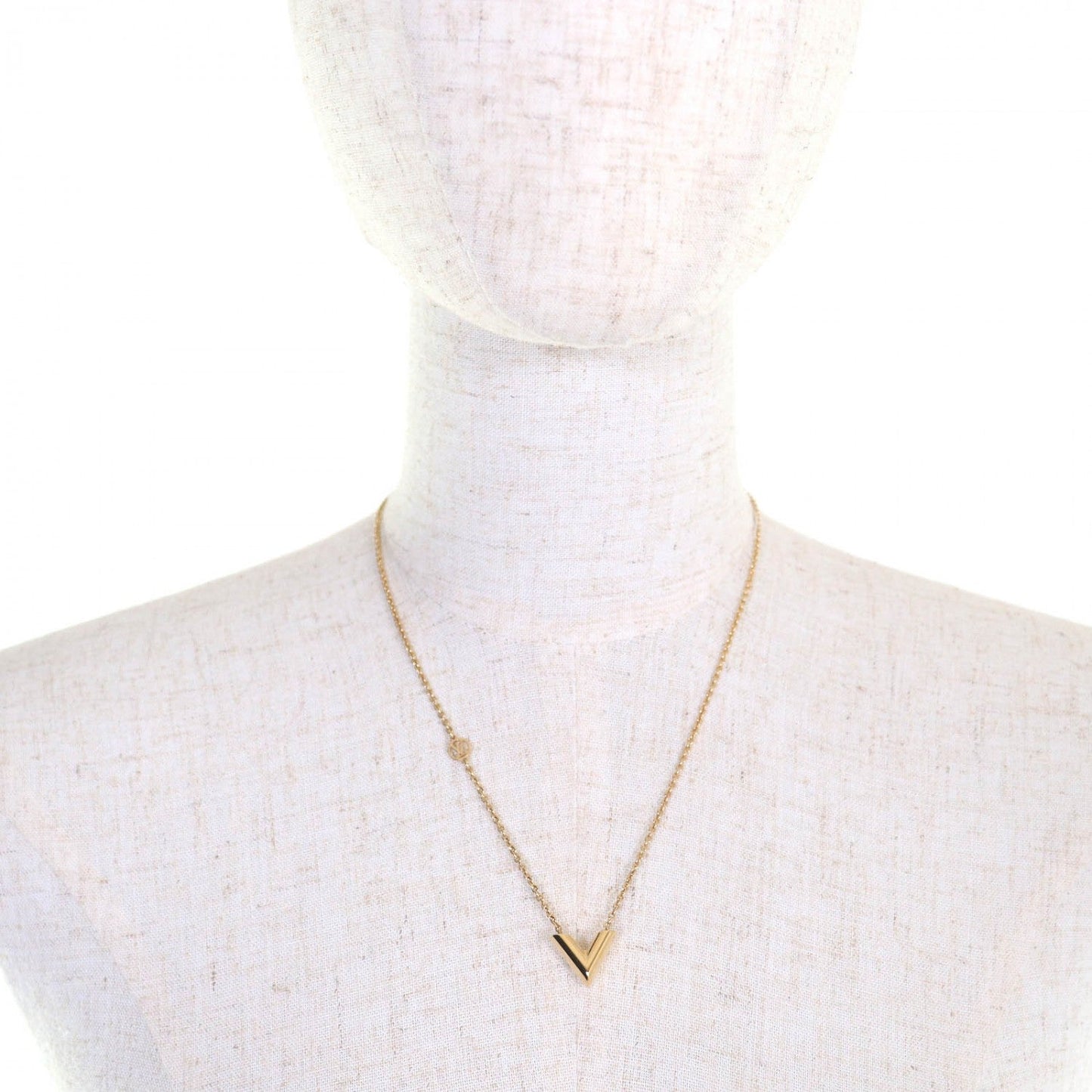 LOUIS VUITTON Necklace M00857 ー gold Essential V