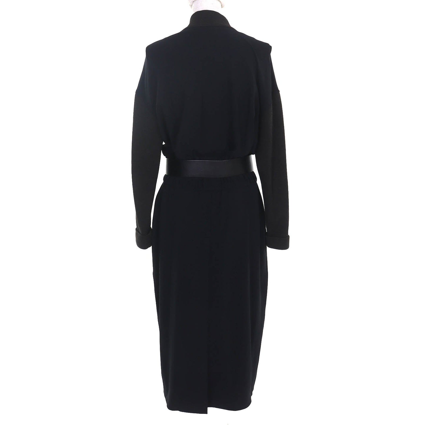 Chanel Coco Mark Leather Belt Dress