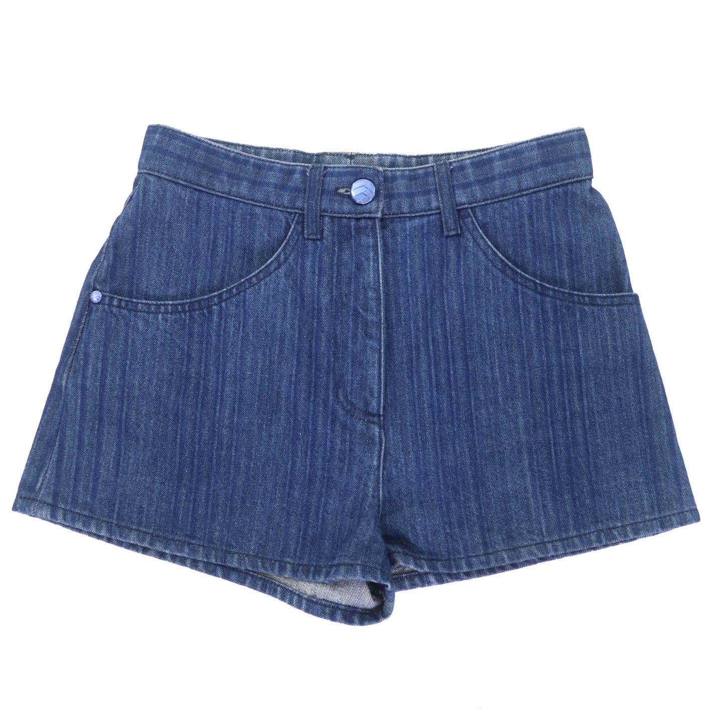 Chanel COCO Mark Denim Cotton Shorts