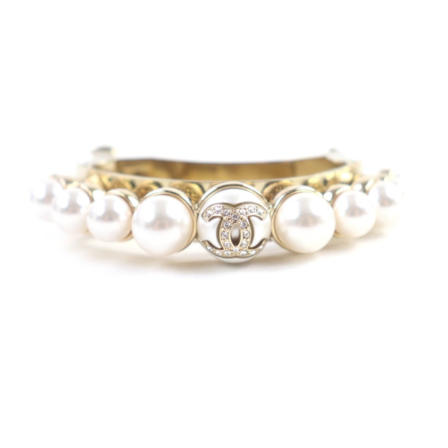 Chanel COCO Mark F Pearl Barrette