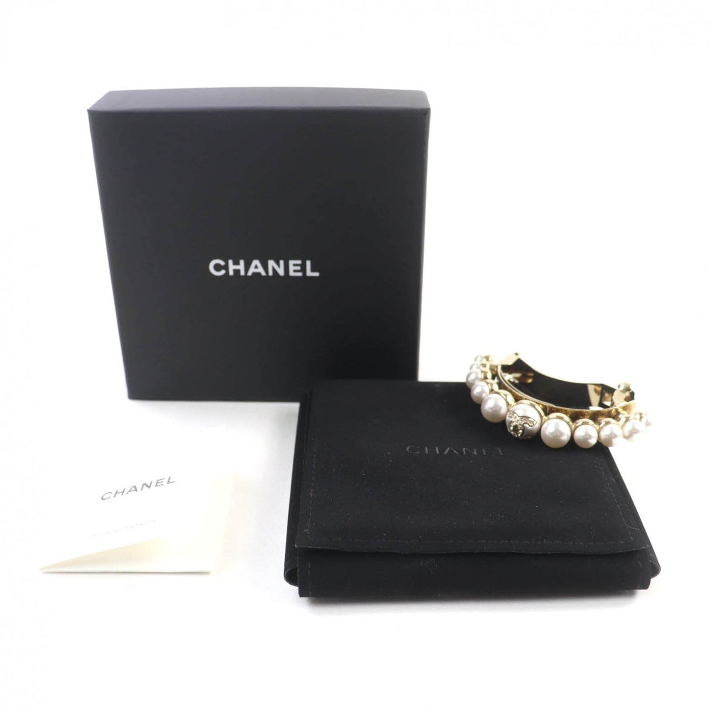 Chanel COCO Mark F Pearl Barrette